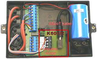 AlfaIoT NB K601 a K602 - interní modul s imp. vstupy