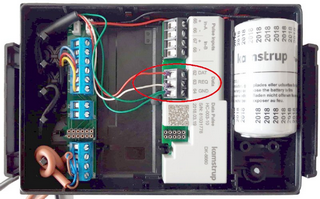 AlfaIoT NB KMP připojení k měřiči s modulem KMP